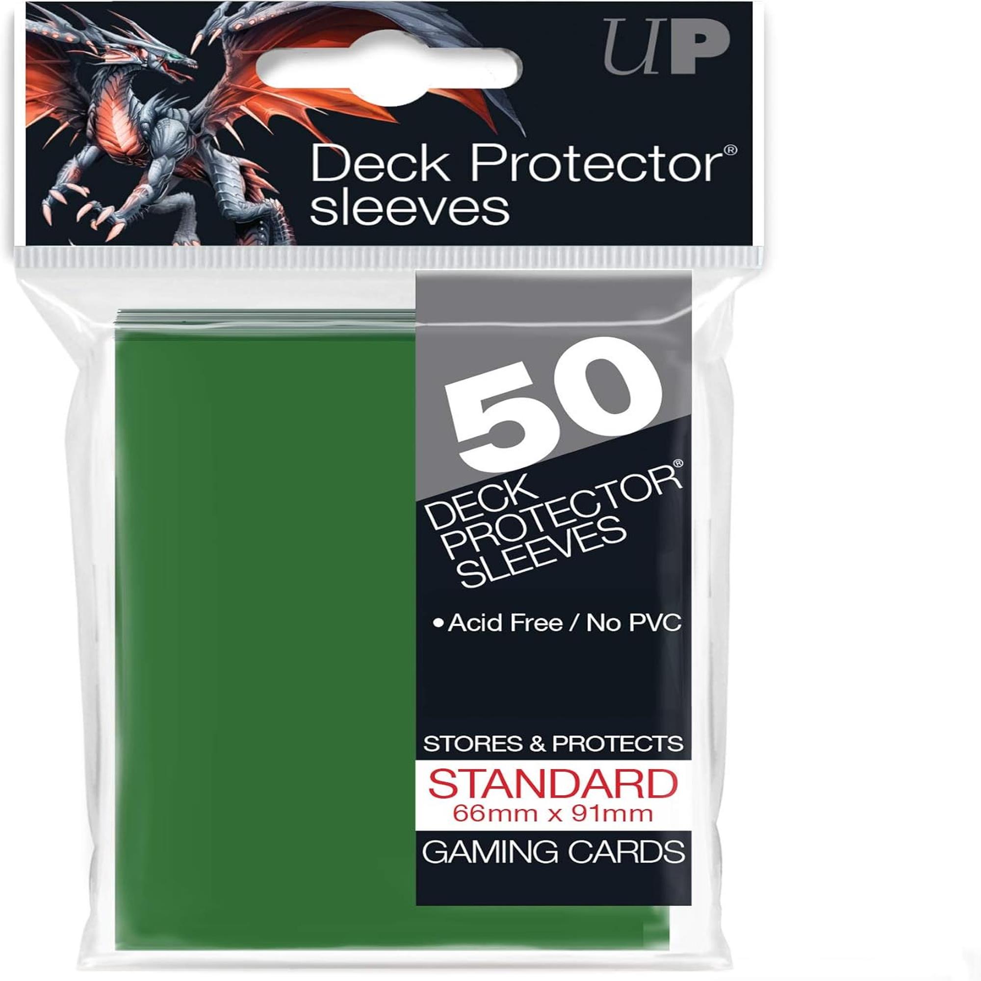Ultra PRO Deck Protector Sleeves Solid Green