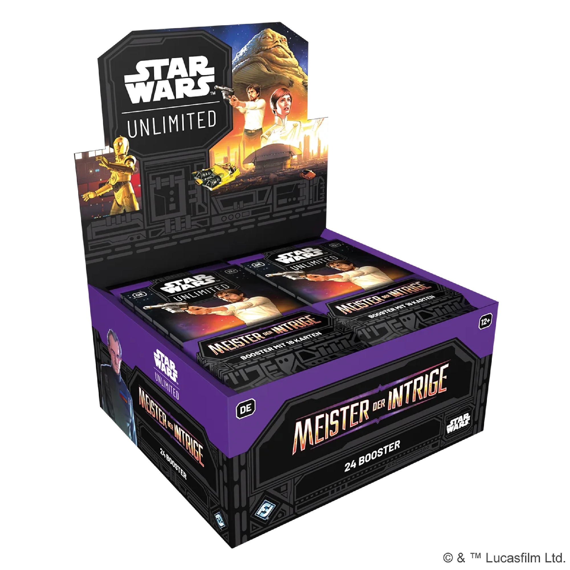 Star Wars Unlimited – Meister der Intrige (Booster-Display) (Deutsch)