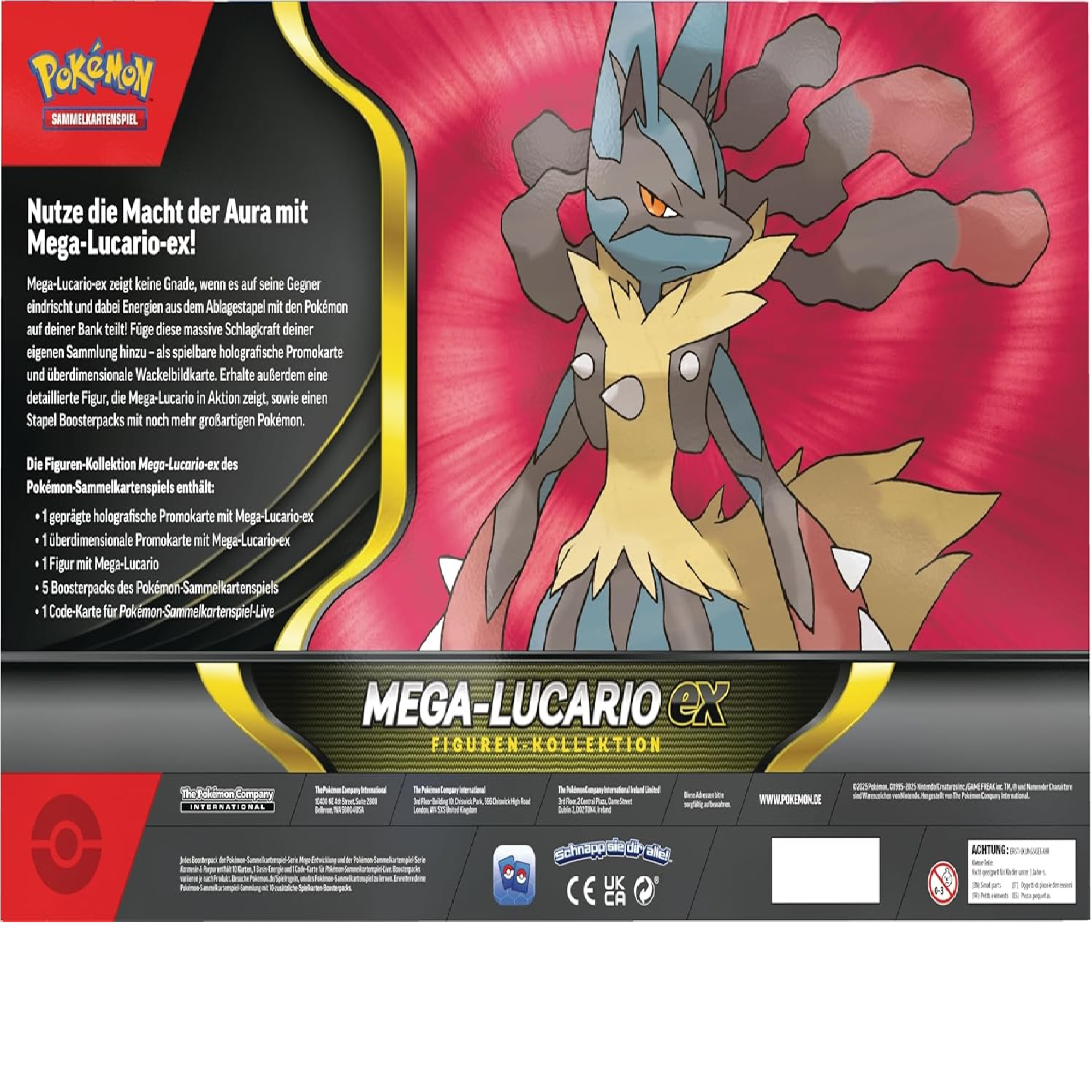 Pokemon - Mega Lucario EX Figuren Kollektion (Deutsch)