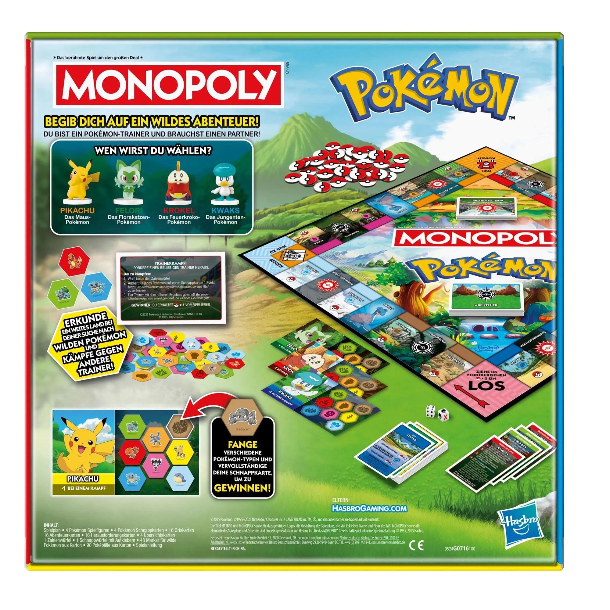 Monopoly Pokemon - Brettspiel