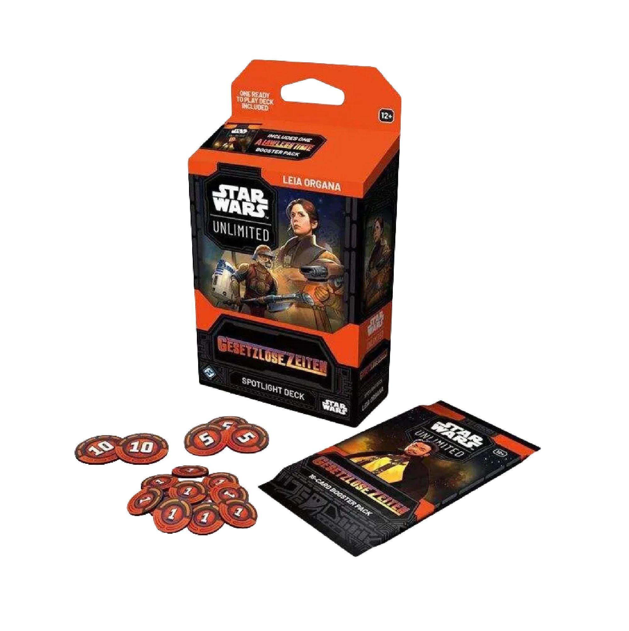 Star Wars Unlimited – Gesetzlose Zeiten Leia Organa Spotlight-Deck (Deutsch)