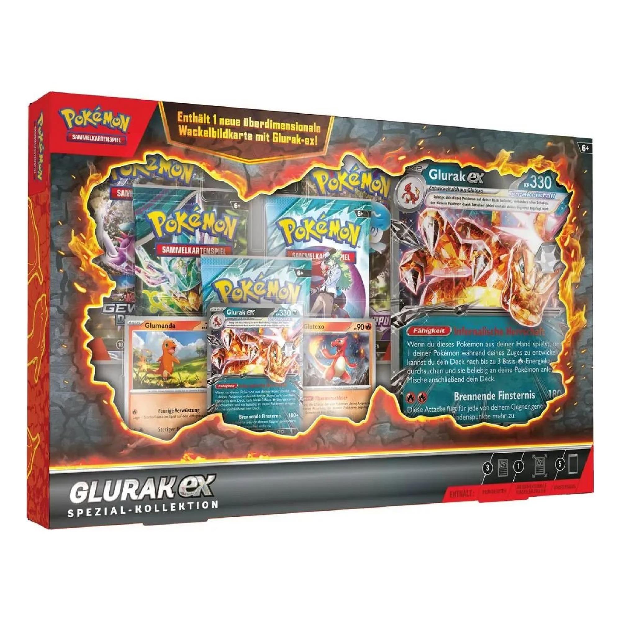 Pokemon Glurak ex Spezial Kollektion 2025 (Deutsch)