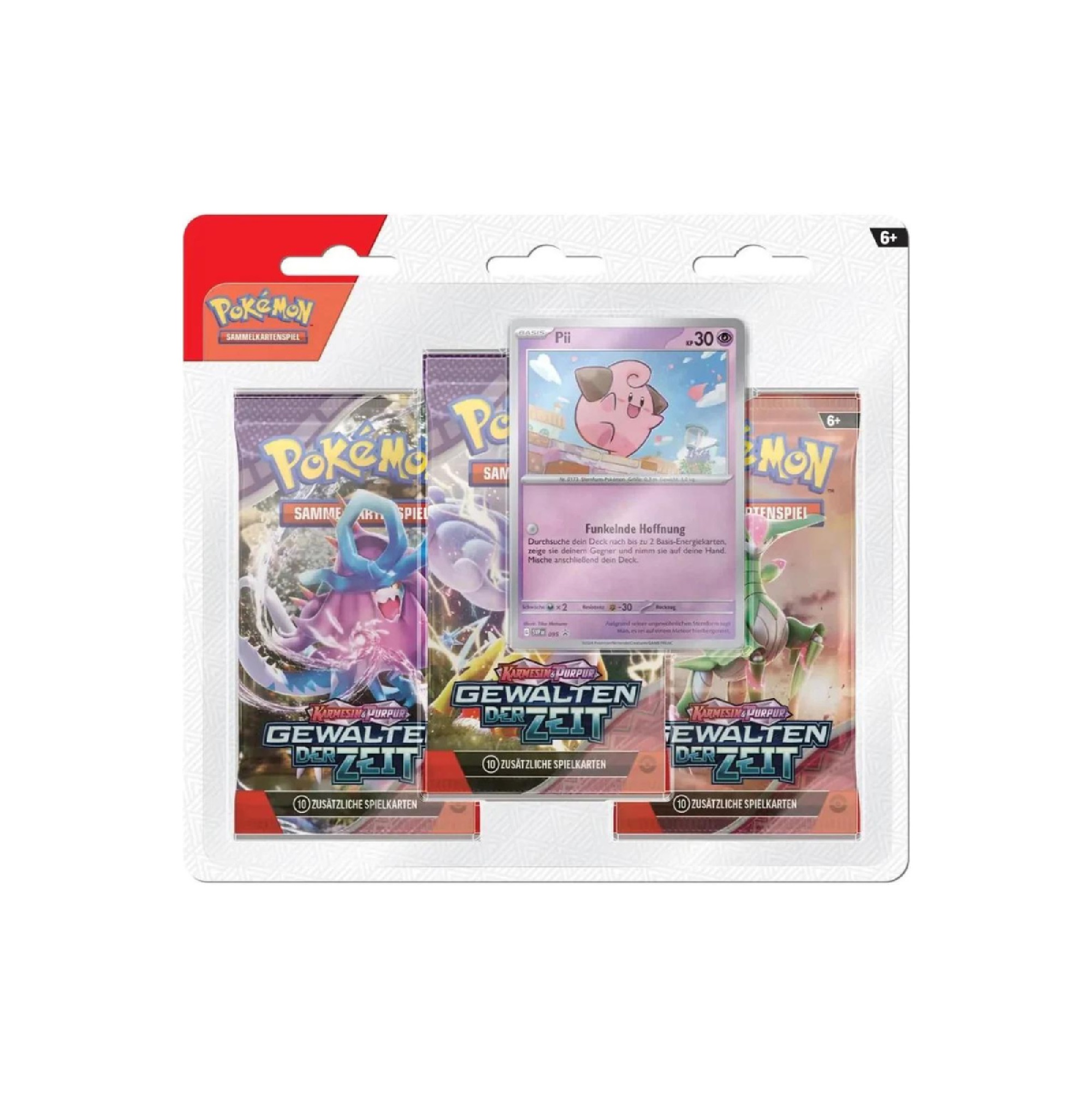 Pokemon KP05 - Gewalten der Zeit 3er Blister (Deutsch)
