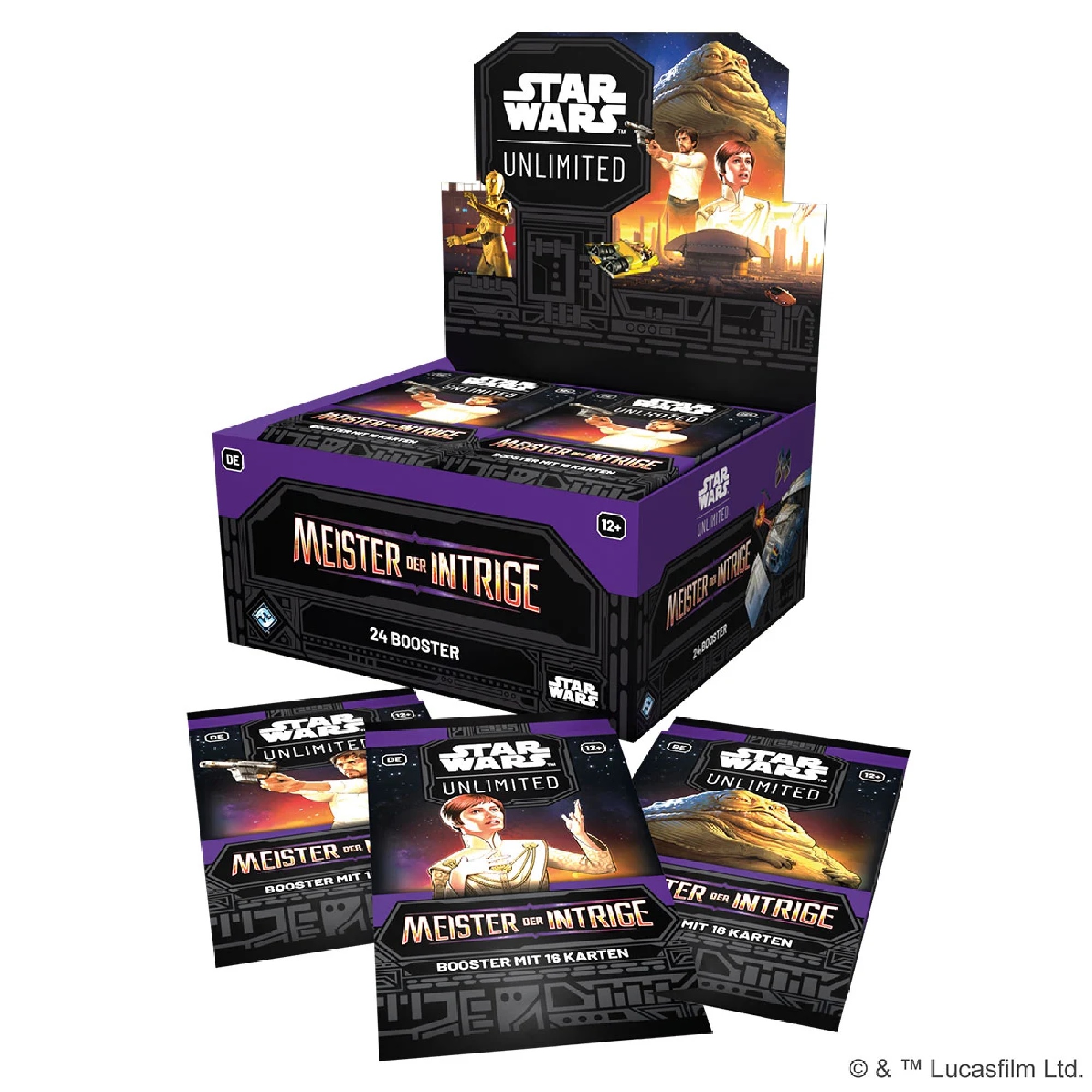 Star Wars Unlimited – Meister der Intrige (Booster-Display) (Deutsch)