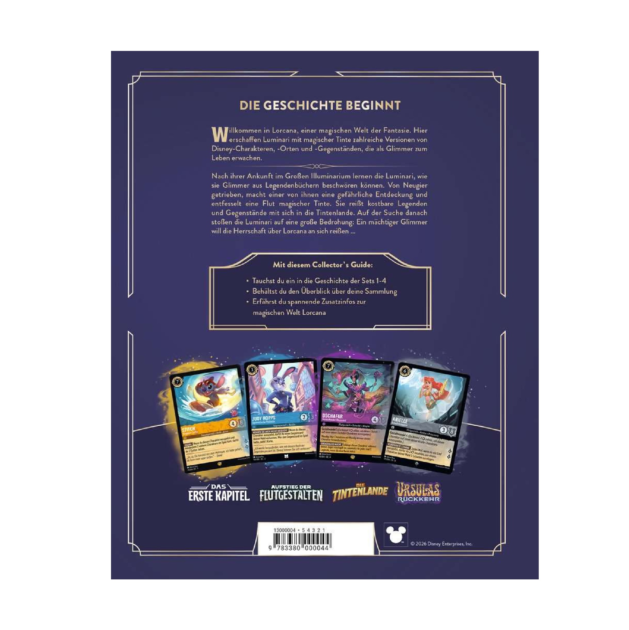 Disney Lorcana Der offizielle Collector's Guide - Set 1-4